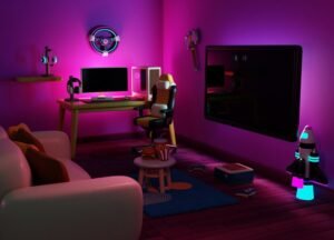3d gaming roomroom sideway overlay