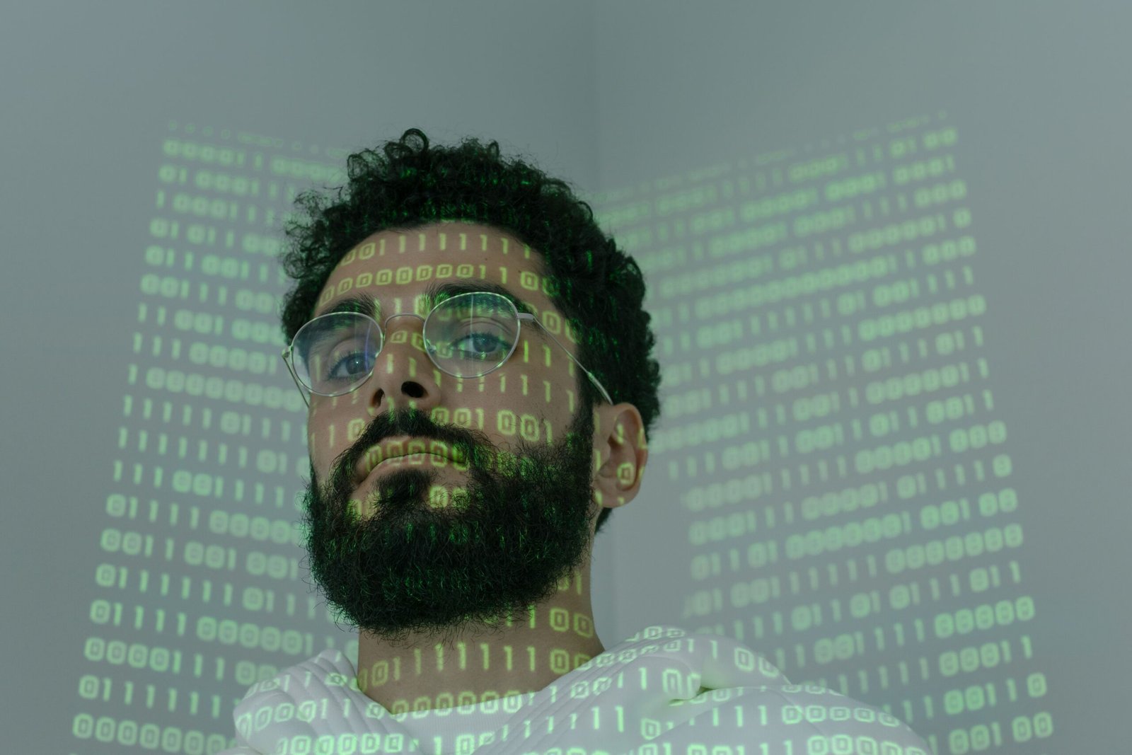 Person carefully checking a website on a laptop screen