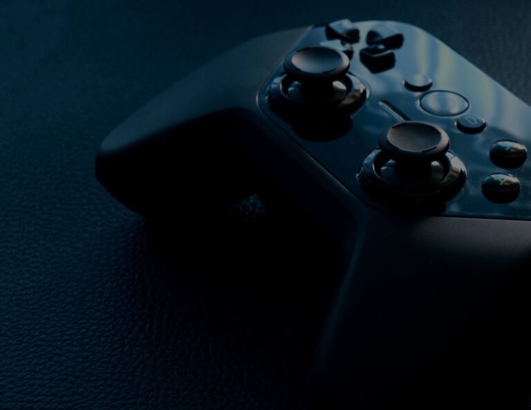 Gaming monitor with smooth motion blur effect showing fast movement