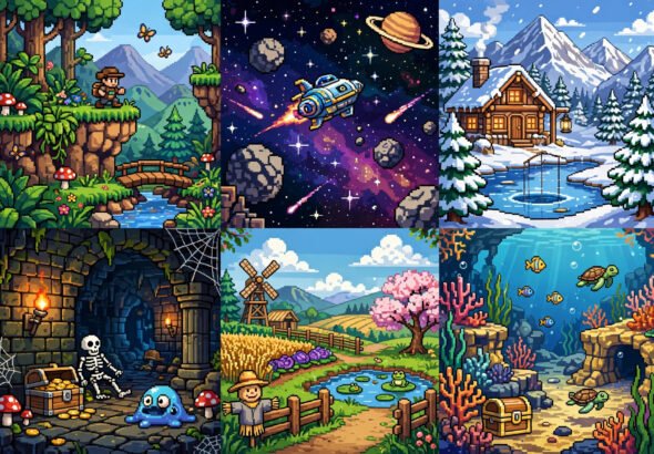 Collection of retro and indie low spec PC games that run on weak PCs