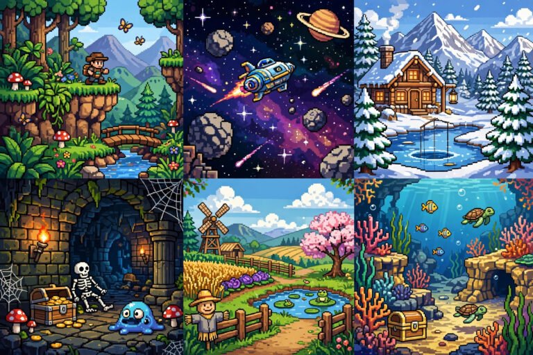Collection of retro and indie low spec PC games that run on weak PCs